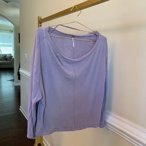 Free People Lavender Top